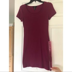 Forever21 M Fuchsia BodyCon Dress (not too short!)